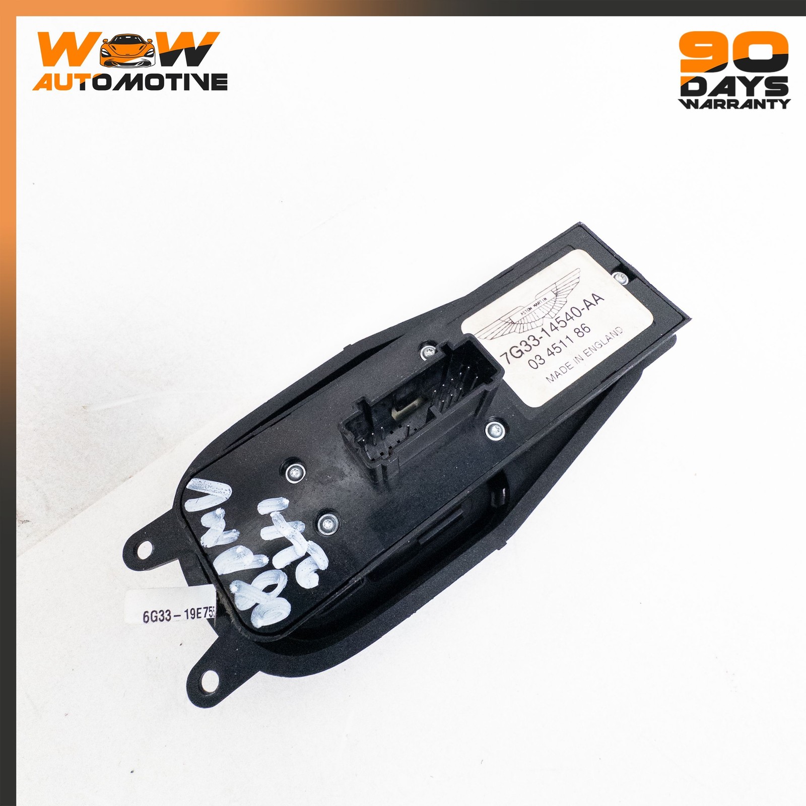 05-16 ASTON MARTIN V8 VANTAGE DB9 FRONT LEFT WINDOW MASTER SWITCH CONTROL OEM