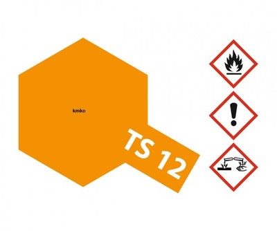 Tamiya TS 12  85012 Acryl Sprühfarbe Orange Glanz Dose mit 100ml