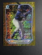 2026 Bowman Chrome Zyhir Hope #BCP-86 Gold Shimmer Refractor 50/50  Dodgers