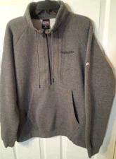 HIGH CAMP Outfitter  Breckenridge Colorado 1/4 Zip GRAY Pullover   ~ Size  XL