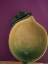 Vintage Pear Shaped Dish 5 Inches Long  3 Inches Wide Spoon Rest