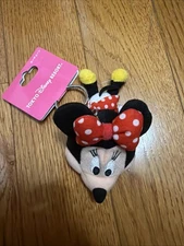 Japan Tokyo Disney Resort  Minnie Keychain fan cap Hat New