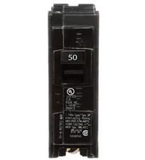USED Siemens Gould Q150 1 Pole 50 Amp 120/240VAC Type QP Circuit Breaker