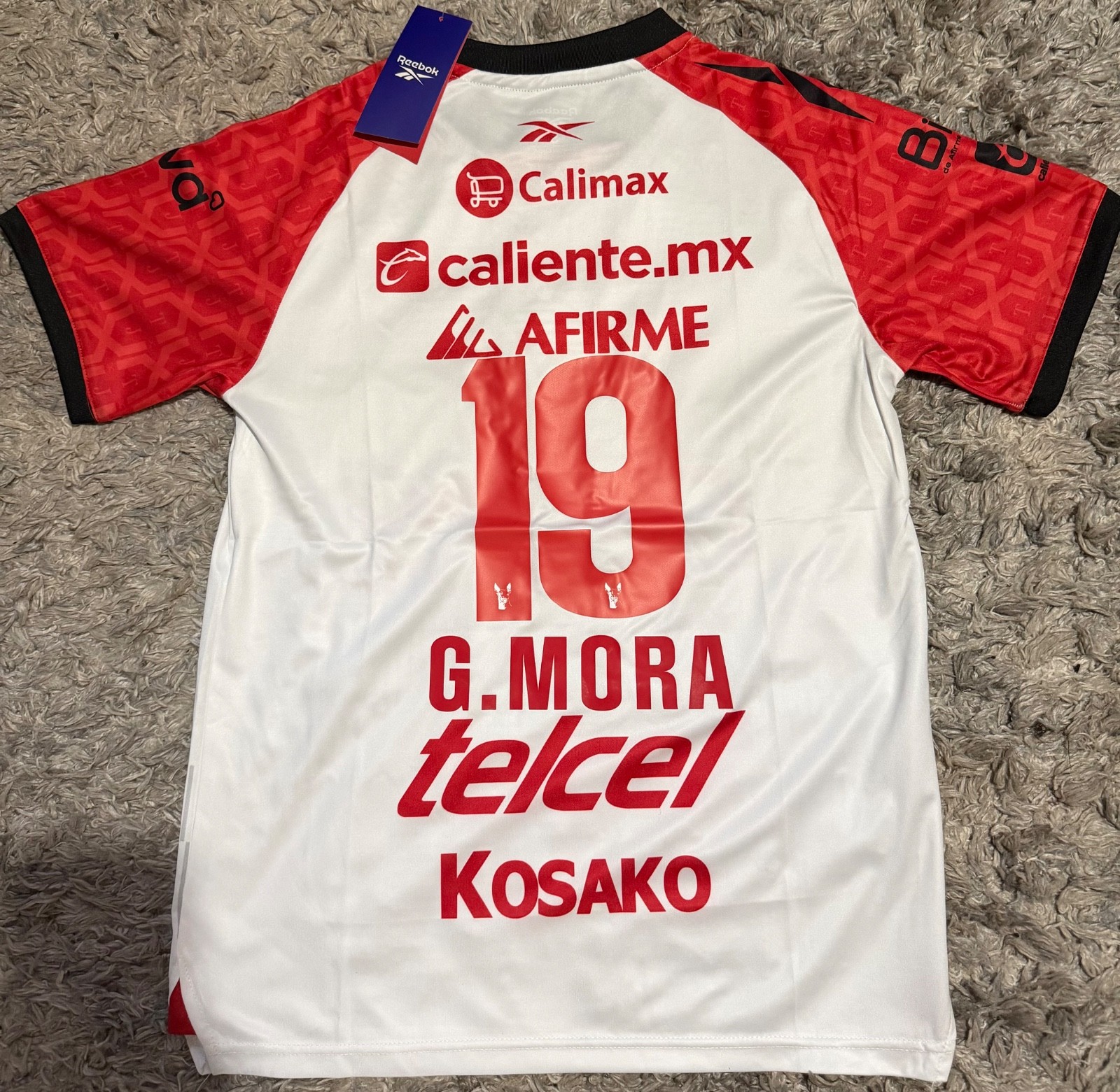 XOLOS DE TIJUANA AWAY 25/26 #19 G.MORA READ DESCRIPTION FOR SIzES