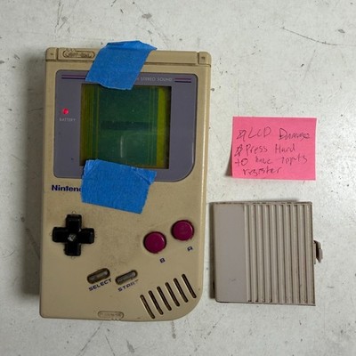 Nintendo GameBoy DMG-01 Gray Classic Wireless Portable Game Console System -READ