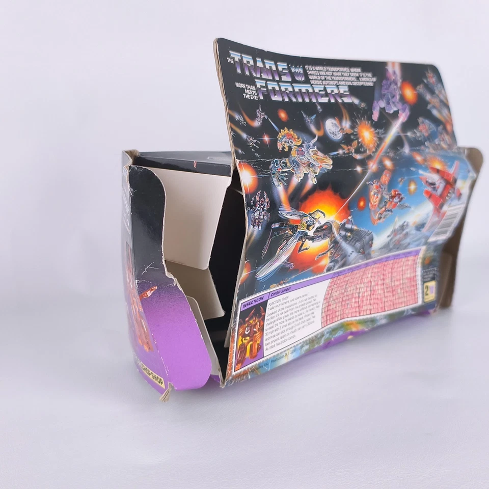 Transformers G1 Chop Shop Unused Contents Insecticon Vintage Sealed Bubble - Image 3 of 4
