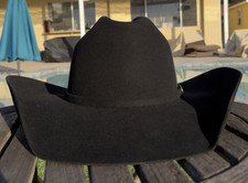 American Hat Company 40X Black Felt Cowboy Ha...