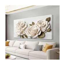 Suconvng Large Wall Art For Living Room Floral Wall Art Decor Modern Canvas A...