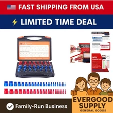 Portable 36 Gauge Nut & Bolt Thread Checker - Easy Measurements in Tight Spaces