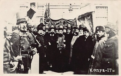Turkey - KONYA - Mevlana Lodge - Abdülhalim Çelebi and Other Mevlevi Dervishes -