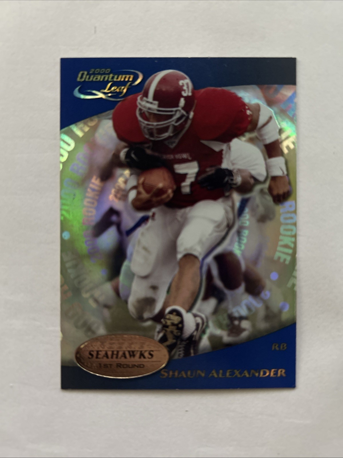 Shaun Alexander Quantum Leaf #308 Base