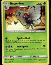Butterfree Rare SM Burning Shadows 3/147 Grass Pokemon Card