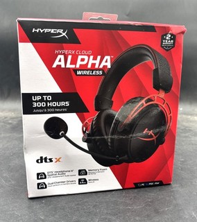 HyperX Cloud Alpha Wireless Gaming Headset for PC PS5 and PS4 Black/Red