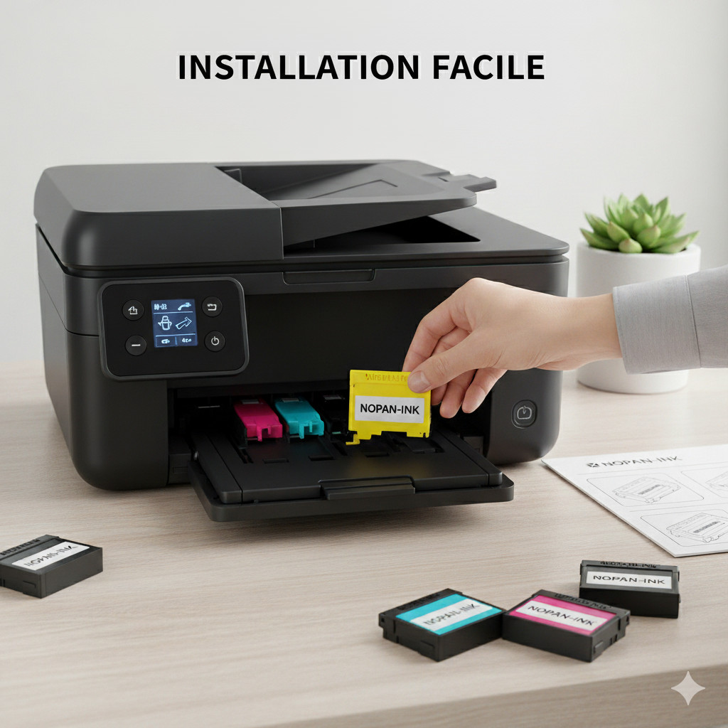 Toner MX31GTBA compatible Sharp pour resoudre les lignes d impression lot de 5