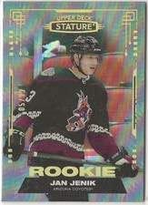 2021 2021-22 Upper Deck Stature Photo Variant Rookie #179 Jan Jenik 5/99 Coyotes
