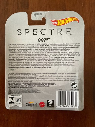 Hot Wheels Retro Entertainment 2015 James Bond 007 Spectre Aston Martin DB10 - Picture 2 of 4