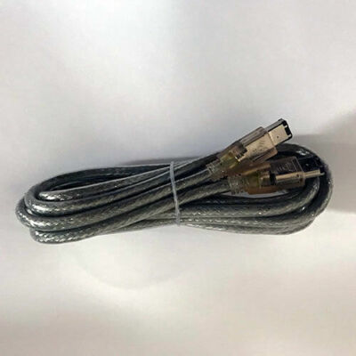 FireWire / IEEE 1394 Cable 3 Meter 6 Pin to 6 Pin Clear