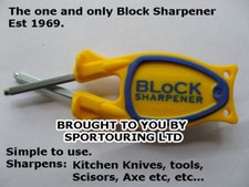 BLOCK SHARPENER - Professional American Made Knife Sharpener Made to Last.