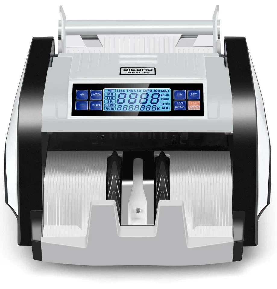 Geldzählmaschine Geldzähler Geldscheinzähler Banknotenzähler Geldprüfer UV MG  - Bild 2 von 4