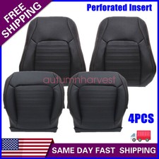For 2011-2018 Volkswagen Jetta Gli Driver Passenger Side Leather Cover Black For 2011-2018 Volkswagen Jetta Gli Driver Passenger Side Leather Cover Black
