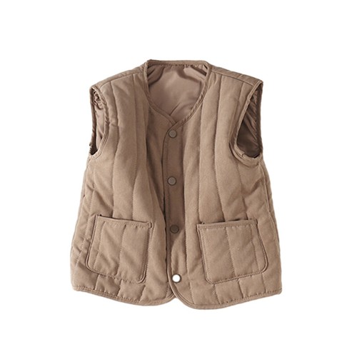 Fashion Kids Waistcoat Unisex Outerwear Jackets Clothes Warmer Cotton Coat - Picture 24 of 28