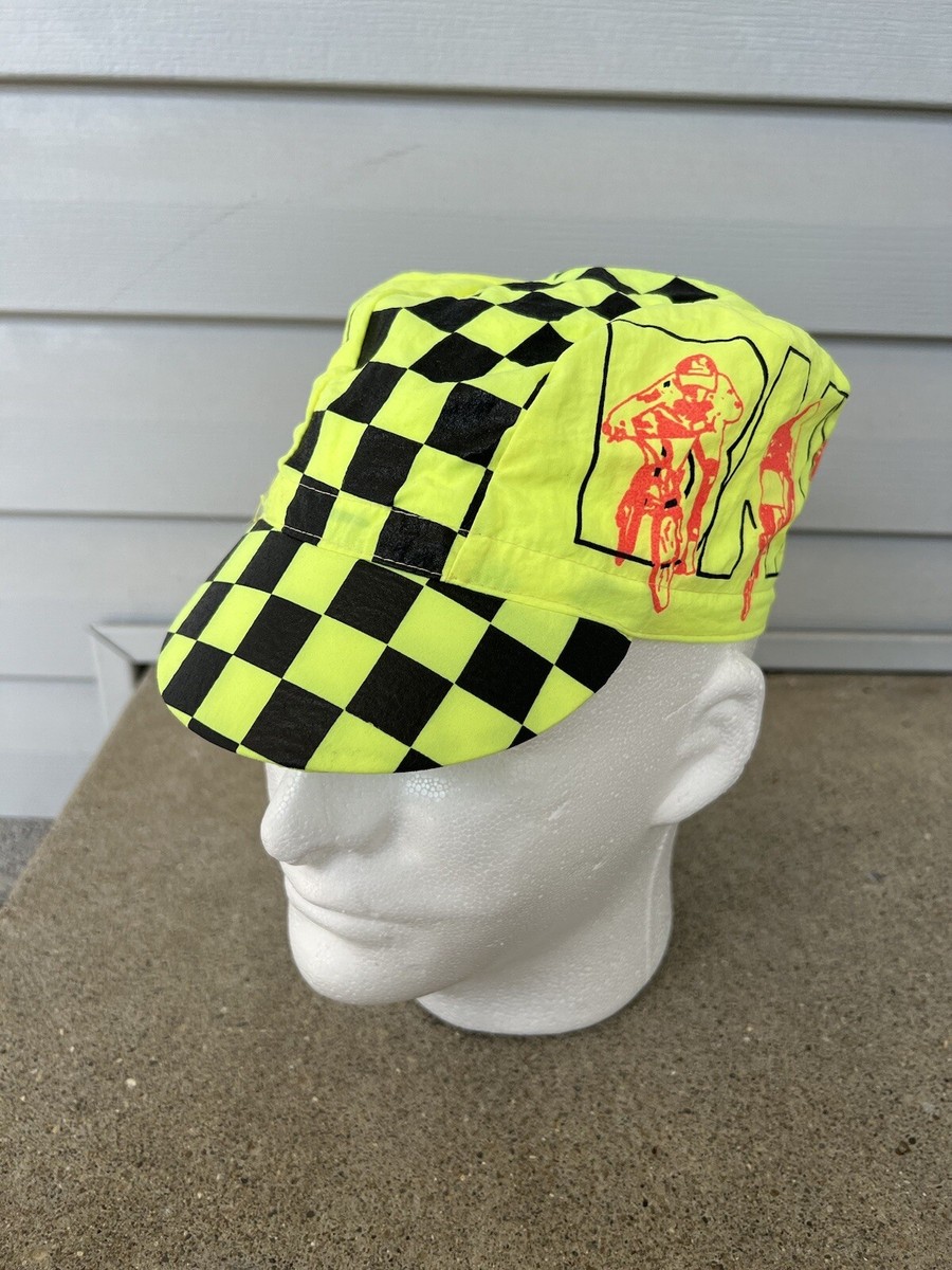 Vintage Bicycle Sportwear Cap It All BMX Cycling Cap Bike Hat Neon