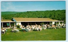 CAPON SPRINGS, WV  ~ Roadside DINNER on the HILL RESTAURANT c1960s Postcard