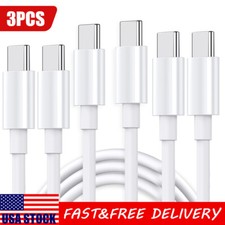 3Pack 3/6/10Ft USB to Type-C Cable Fast Charger Charging Data Sync Cord Samsung