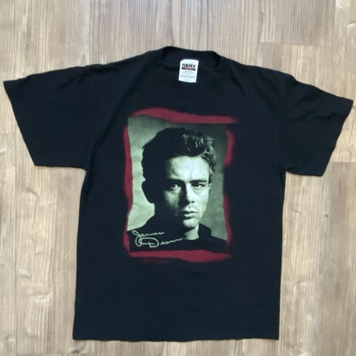 Vintage James Dean - 90s T-Shirt Black Tultex Men’s - Size Medium