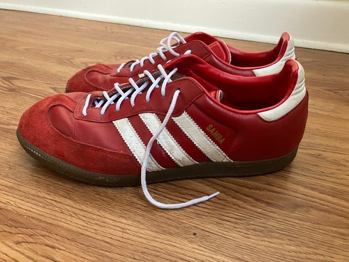 adidas samba 9.5 red suede special edition - Picture 2 of 8