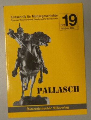 Zeitschrift für Militärgeschichte Heereskunde Heft19 2005 Pallasch Y8-1029