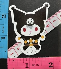 Kuromi Gold Bells Hello Kitty - Vinyl Decal Sticker Bomb Sanrio EMO Goth Kawaii