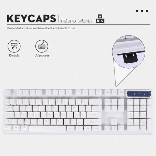 Eingabe Tastatur Led Regenbogen Backlit Tastatur Spiel Tastatur - Afbeelding 9 van 12