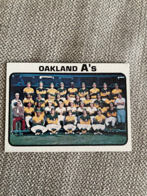 DCC: 1973 Topps Oakland A's #500 EX-NM