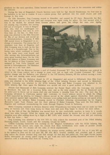CD File 47th Tank Battalion – History from New York at Hudson to Muhldorf at Inn - Picture 4 of 7