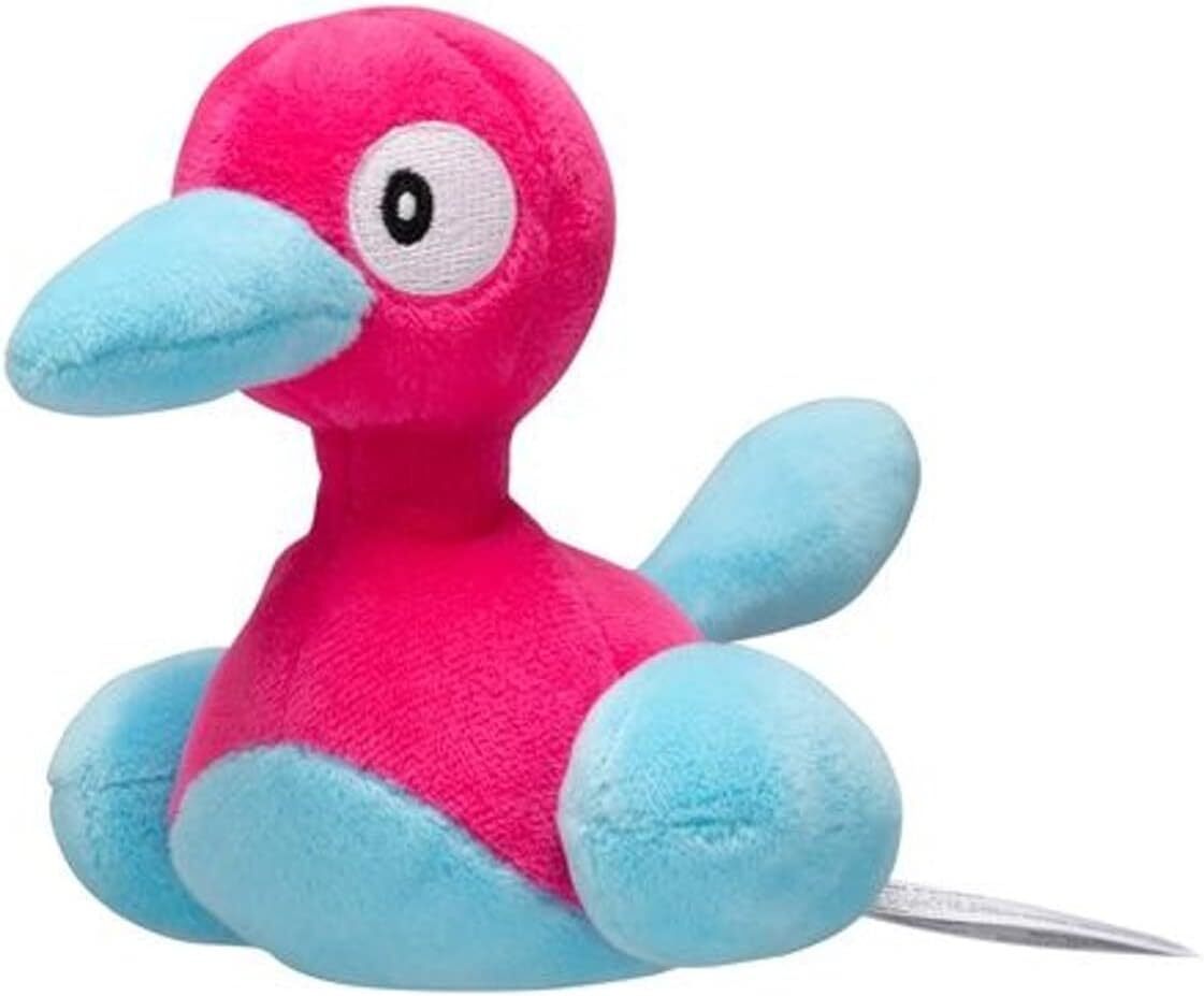 【当時物・紙タグ付】ポケセンぬいぐるみ ポリゴン2 Porygon2 Plush Pokemon Center Original Porygon2 Plush Pokemon fit Sitting Cutie