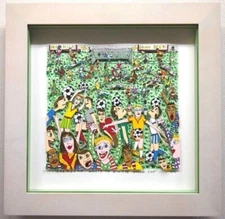 JAMES RIZZI "EVERYONE WANTS TO WIN..." 3D Silkscreen Signed Framed 15/350 1992