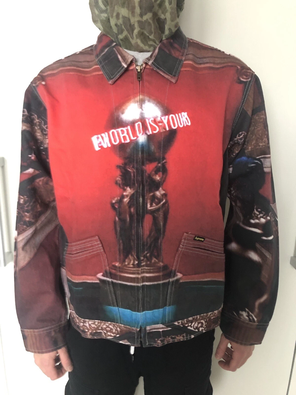 Veste en denim Supreme X Scarface « The World is Yours » M