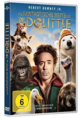 Die fantastische Reise des Dr. Dolittle (2020)[DVD/Neu/OVP] Robert Downey Jr.