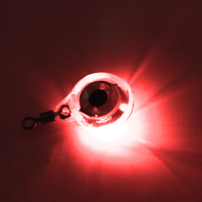 5-10pcs Mini Fishing Lure Light LED Deep Drop Underwater Eye Shape Fishing Bait