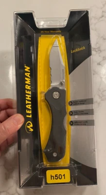 Leatherman Folding Knife Lockback H501 *rare* discontinued retired