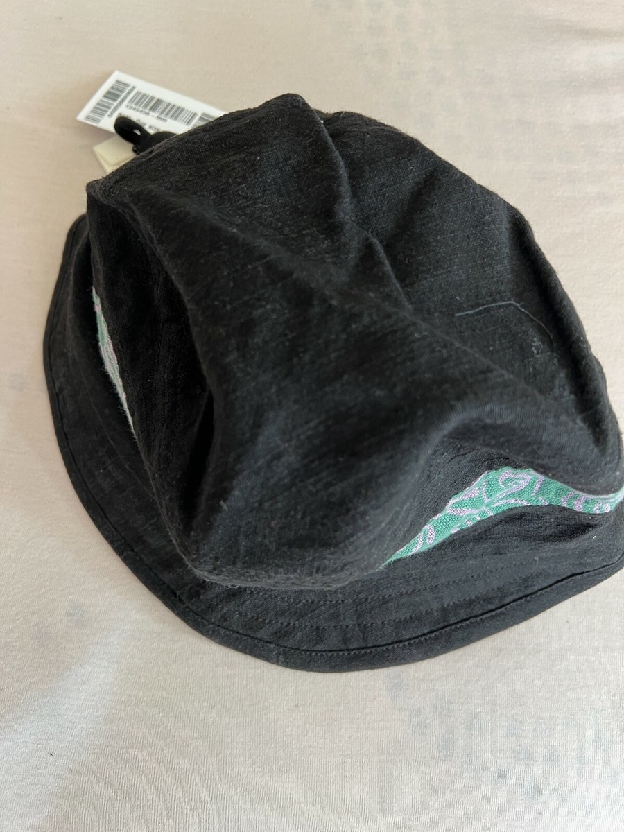 $220 NEW Story Mfg.Embroidered Appliquéd Organic Cotton Bucket Hat