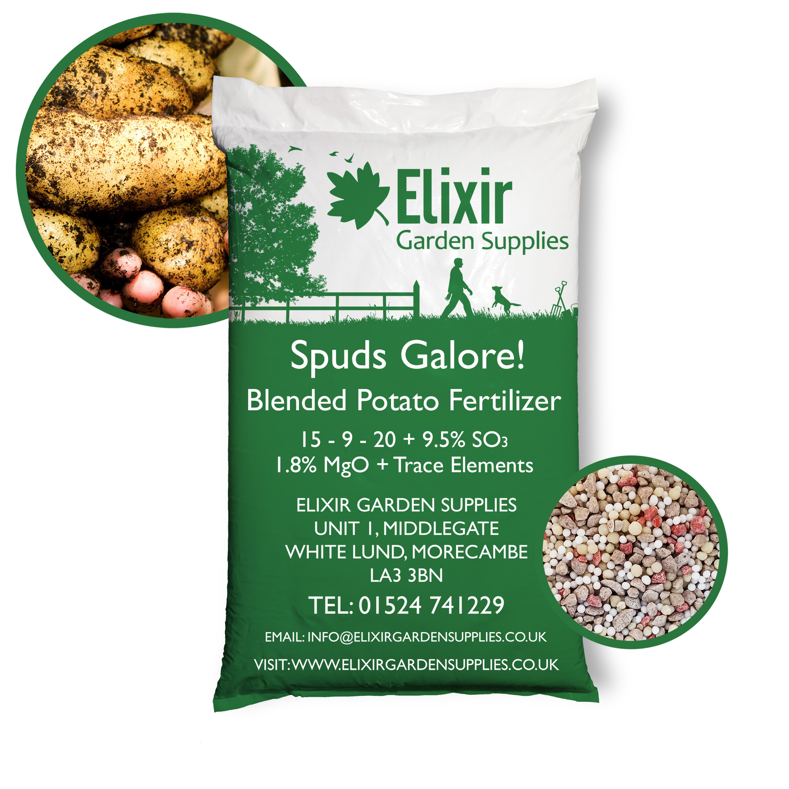 Elixir Gardens Spuds Galore! Blended Potato Fertiliser/Plant Food