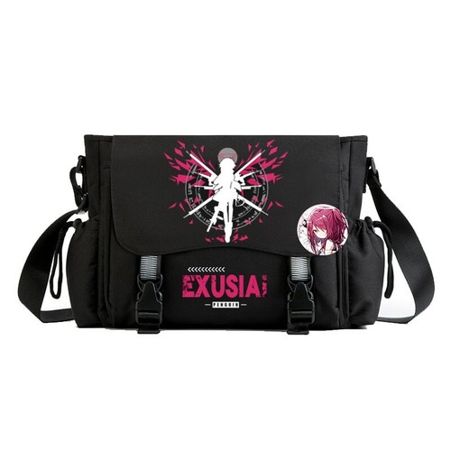 Student Arknights Lappland Cosplay Satchel Anime Travel Laptop Bag+Pendant+Badge - Picture 19 of 33