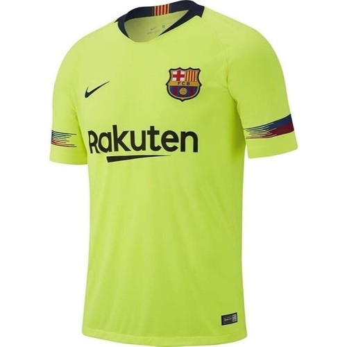 2018-2019 Barcelona Football Club Away Trikot Shirt Small Fußball Neon Nike