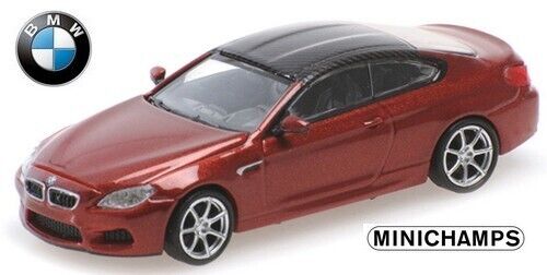 BMW M6 coupé 2015 rouge orangé métallisé - Minichamps - Echelle 1/87 - HO - Picture 1 of 1