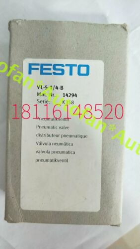 1pcs FESTO VL-1/4-B pneumatic control valve 14294 - Afbeelding 1 van 1