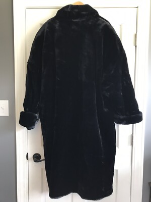 Donnybrook Black Long Faux Fur Coat Womens Plus Size 24 | eBay Donnybrook Black Long Faux Fur Coat Womens Plus Size 24 | eBay