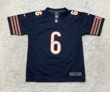 Nike NFL On Field Youth Boys Size L Chicago Bears 6 Cutler Blue Football Jersey