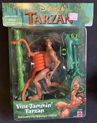 VARIANT TARZAN Vine Jammin' Snake Action Figure Disney Toys Movie